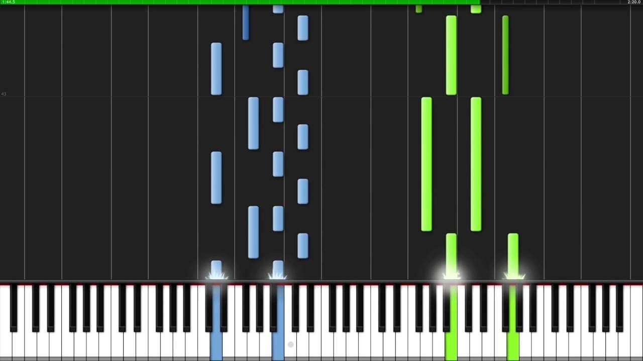 Klavier lernen - Synthesia